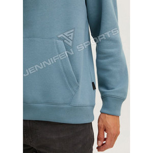 Sweat à capuche décontracté pour homme, personnalisable avec logo, hiver, 100% coton tricoté 450g, coupe ample, respirant, séchage rapide, style urbain - Product Image 5