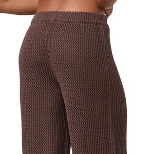 <b>Womens</b> Crochet Knit Wide Leg Beach Pants High Waist Drawstring Relaxed Fit Casual <b>Summer</b> Cover Up <b>Trousers</b> With Pockets UV - Product Image 4
