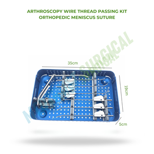 Set de Instrumentos para Sutura de Menisco, Kit de Inserción de Hilo para Artroscopia, Set Quirúrgico Ortopédico - Product Image 2