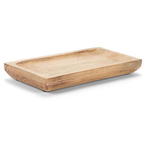 Bandeja de Servir de Madera de Mango Hecha a Mano con Diseño Nuevo, Plato Rectangular de Madera para Servir, Tabla de Charcutería para Uso Doméstico - Product Image 1
