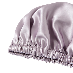 100% Pure Mulberry Silk <b>Bonnet</b> Sleep Cap Adjustable Silk Night Cap Double Layer Hair Wrap Elastic Headwrap for Women - Product Image 3