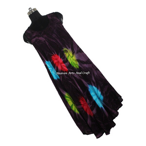 Vestido Maxi Exclusivo Tie Dye de Rayón Estilo Bohemio para Playa, Verano 2026, Sexy con Cuello Redondo, para Fiesta en Club, Estilo Boho Gypsy, Vestido Barato - Product Image 6