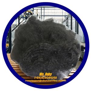 15D SD Noir Agrafe Solide Fibre Recyclée Sec Vikohasan GRS Certifié Non Tissé Tissu Fil Géotextile 100% Polyester - Product Image 5