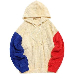 Sweat à capuche surdimensionné pour homme en tissu polaire d'hiver de haute qualité, 100% coton, respirant, avec poche - Product Image 1