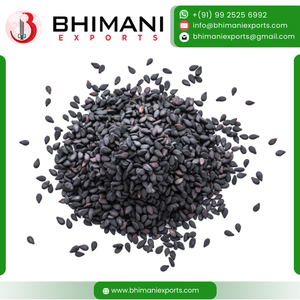 Graines de sésame noir fraîches de qualité supérieure, haute pureté, 1-3,5 mm, nettoyées à la machine, graines pleines, riche en protéines, qualité certifiée, emballage alimentaire 25 kg - Product Image 2