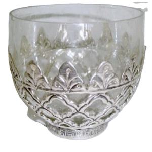 Prix de gros de haute qualité Meilleures ventes Votives en forme de bol en verre - Product Image 1