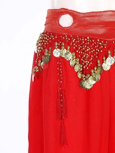 Traje de Danza del Vientre para Mujer, Estilo Estándar, para Actuaciones, Fiestas Temáticas, Carnaval, Top Corto con Pantalón Metálico, para Fiestas de Cumpleaños - Product Image 5