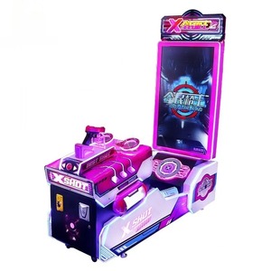 Coin Operated X Shot Arcade Machine HD Score Display 1 Players <b>Electronic</b> Rapid Fire Ball Gun Simulator for Malls & Play Zones - Product Image 1