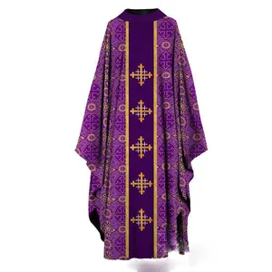 Túnica de Ministro sin Mangas para Hombre, Impresa con Alta Calidad, para Programas de Iglesia, Reuniones de Oración y Eventos Religiosos - Product Image 2