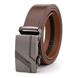 Cinturón Casual de Cuero Vacuno Ecológico con Hebilla de Cobre Vintage de Alta Calidad para Hombre - Personalizado - Product Image 2