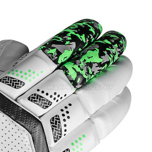 Guantes ligeros de cricket con protección acolchada en la palma para bateo competitivo y guantes profesionales de cricket para equipos. - Product Image 6