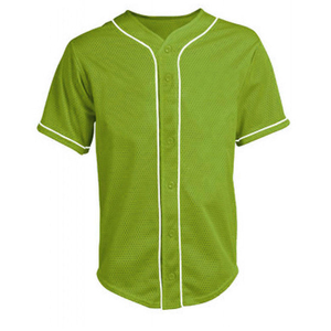 Maillot de baseball multicolore - Impression de logo personnalisée - Tissu synthétique de haute qualité pour les équipes et clubs scolaires - Product Image 1