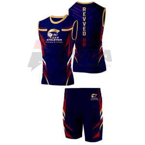 Uniforme Deportivo Transpirable y Cómodo para Atletismo, Fabricado en Fábrica, para Uso en Exteriores, 100% Poliéster, Personalizable, Unisex, para Adultos - Product Image 2