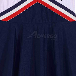 Uniforme de cheerleading léger, respirant et extensible en polyester et élasthanne pour l'entraînement et les pratiques en extérieur - Product Image 6