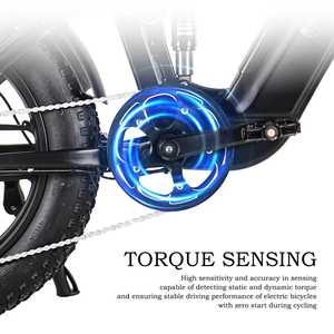 Bicicleta Eléctrica Híbrida Plegable Cmacewheel V20 Gris de Aleación de Aluminio sin Escobillas, 48V 20Ah 750W, Neumático Grueso 20x4.0, Almacén en la UE - Product Image 5