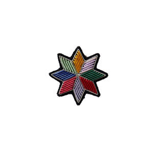 Parche bordado con cabeza de animal, con cuentas y patrón de líneas, insignia de tela para coser, para decoración de prendas. - Product Image 6