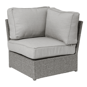 Shick Fully Assembled <b>Corner</b> Wedge Patio Chair with Comfortable Cushions Outdoor Furniture Set - Product Image 1