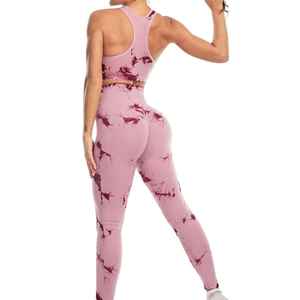 Ensemble de yoga et d'entraînement pour femmes, taille adulte, réversible, effet push-up, respirant, extensible dans quatre directions, haute qualité et séchage rapide - Product Image 3