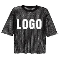 T-shirt court en maille de coton respirant, personnalisable avec logo, manches courtes, pour femme, vêtement de détente