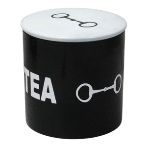 Ensembles de rangement et de conteneurs décoratifs pour la cuisine, contenants en métal pour le thé, le café et le sucre, pots cylindriques et boîtes à motifs équestres - Product Image 6