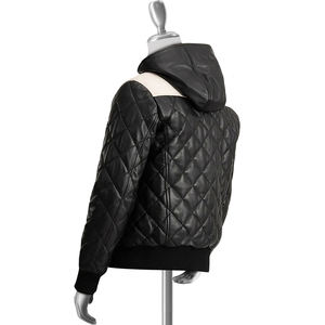 Blouson matelassé pour homme, personnalisable OEM, veste d'hiver rembourrée pour l'extérieur, unisexe, imperméable, décontractée, avec fermeture éclair - Product Image 6