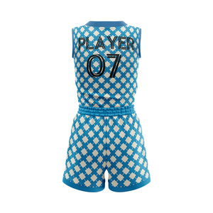 Ensemble short et maillot de basket pour femmes adultes, personnalisable avec le nom de l'équipe, impression par transfert thermique, respirant, anti-humidité, séchage rapide - Product Image 5