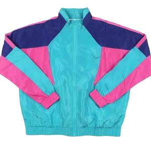 Veste coupe-vent vintage de haute qualité 100% nylon, veste personnalisée pour homme, broderie, imperméable, coupe-vent - Product Image 4