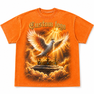 เสื้อยืดสตรีทแวร์โอเวอร์ไซส์ผ้าคอตตอน 100% พิมพ์ลายกราฟิกวินเทจทันสมัยแบบ DTG คุณภาพพรีเมียม รับสั่งทำตามแบบ - Product Image 1