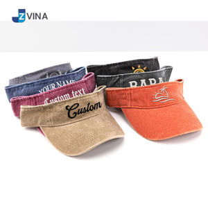Casquette à visière brodée personnalisée en gros, en coton lavé, avec logo personnalisé, visière réglable, fabriquée au Vietnam - Product Image 2