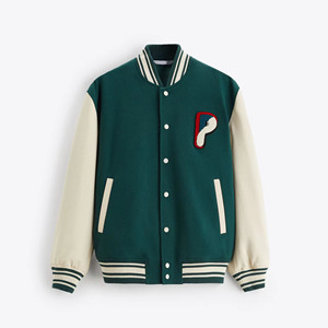 Varsity <b>Jackets</b> Couple <b>Gothic</b> Hip Hop Stitching Contrast Baseball Uniform New Retro Clothes - Product Image 4