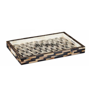 Luxury Natural Horn Modern Premium Quality Handmade Serving Tray <b>Table</b> <b>Decor</b> Accessory by Tradebyd - Product Image 6