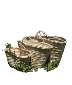 Bolso de mano de paja moderno, hermoso bolso tote de paja, bolsos de playa de macramé de ganchillo, directamente del proveedor indio - Product Image 1