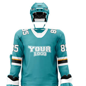 Tenues de hockey sur glace personnalisées 2026 couleur unie avec nom et numéro d'équipe / Dernier design style homme - Product Image 3