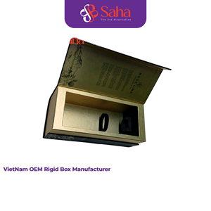Cajas de Regalo Personalizables con Estampado en Relieve de Lámina Dorada, Papel Kraft Vietnamita, Laminación Mate, Hechas a Mano, Reciclables y Biodegradables - Product Image 3
