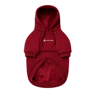 เสื้อฮู้ดดี้สำหรับสุนัข Puppy Paws ผ้าฟลีซนุ่ม เสื้อกันหนาวมีฮู้ด อุ่นสบาย เหมาะสำหรับสุนัขขนาดเล็กถึงกลาง ใส่ได้ทั้งในบ้านและนอกบ้าน - Product Image 4