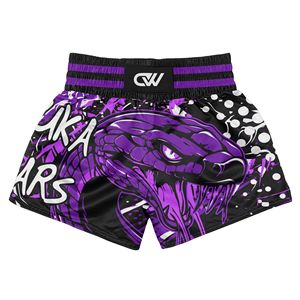 Conjunto de Rashguard de Muay Thai de Manga Corta con Diseño Personalizado OEM, Impresión por Sublimación, Secado Rápido, 100% Poliéster, para BJJ, Grappling y Boxeo - Product Image 3