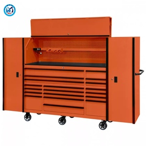 280*63*175cm Metal <strong>Tool</strong> Cabinet 19 Caster Black With Handle OEM High Quality 2025 - Product Image 5