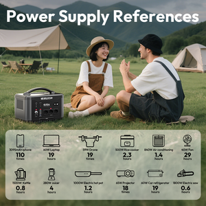 Yesper PB-21 발전소 1280Wh/1000W 일정 전력 긴 사이클 수명 태양 광 발전기 - Product Image 3