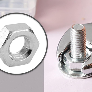 Vis à tête cylindrique DIN 912 M4 M5 M6 M8 M10 en acier inoxydable avec rondelles plates, boulons et écrous à six <span class=keywords><strong>pans</strong></span> creux (Allen) - Product Image 4