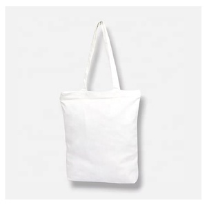 Sac en toile de coton pur taille et Logo personnalisés coton réutilisable approuvé par GOTS hommes et femmes shopping sacs fabriqués à la main pour l'épicerie - Product Image 3
