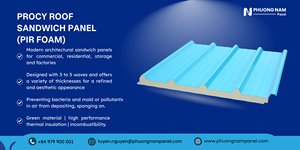 Panneau sandwich de toiture PIR moderne 3,5 ondes pour chambre froide, salle blanche, hôpital, haute performance, isolation 50 mm pour projets - Product Image 3