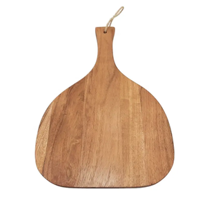 Planche à découper en bois naturel Forest Grain Board avec poignée, forme ronde, pour usage en cuisine, meilleur grossiste, bloc à découper Briefer - Product Image 2