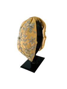 Serre-tête de luxe blanc et rose perlé pour femmes et filles, fait main, design personnalisé, lettres brodées, bandeaux décoratifs 2026 - Product Image 4