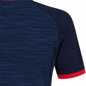 Maillot de rugby sublimé bleu marine pour femme, à manches courtes, uniforme d'équipe, tenue de sport, vêtements d'entraînement - Product Image 4