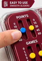 Autocollant de marqueur de score pour raquette personnalisé de qualité supérieure, en plastique, écologique, durable, léger, facile à installer, accessoires de comptage de score