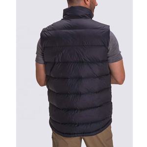 Ropa DE TRABAJO deportiva de invierno personalizada para hombre, chaleco acolchado de nailon 100% con cuello levantado cálido, ropa de abrigo con cremallera, acolchado y transpirable - Product Image 2