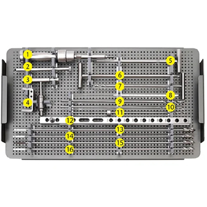 Juego de Instrumentos Quirúrgicos para Clavos Intramedulares Tibiales Ortopédicos, Herramientas Manuales de Acero Inoxidable para la Fijación de Fracturas Óseas - Product Image 2
