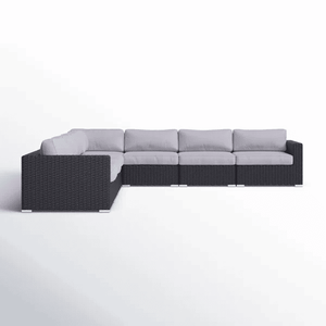Muebles de Patio de Mimbre para Exteriores, Completamente Ensamblados, de 122 cm de Ancho, con Cojines Cómodos - Product Image 3