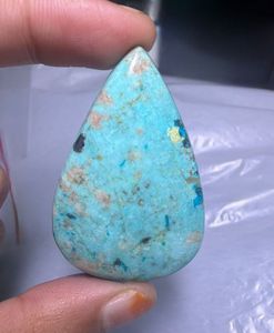Piedras Preciosas Naturales de Lepidolita de Alta Calidad al por Mayor, Corte en Forma de Pera, Doble Cara Plana, para Fabricación de Joyas y Colgantes - Product Image 1