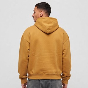 Sweat-shirts à capuche unisexes surdimensionnés en molleton français 100% coton, avec poches, imprimé logo personnalisé, pour homme, automne, streetwear - Product Image 5